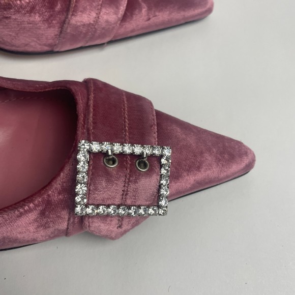 Ann Taylor light lavender Pointy Toe Suede Pumps Heels Shoes sz 8 M - Picture 2 of 8